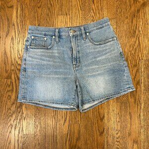 Madewell The Perfect Mid-Length Jean Short in Wainfleet Wash